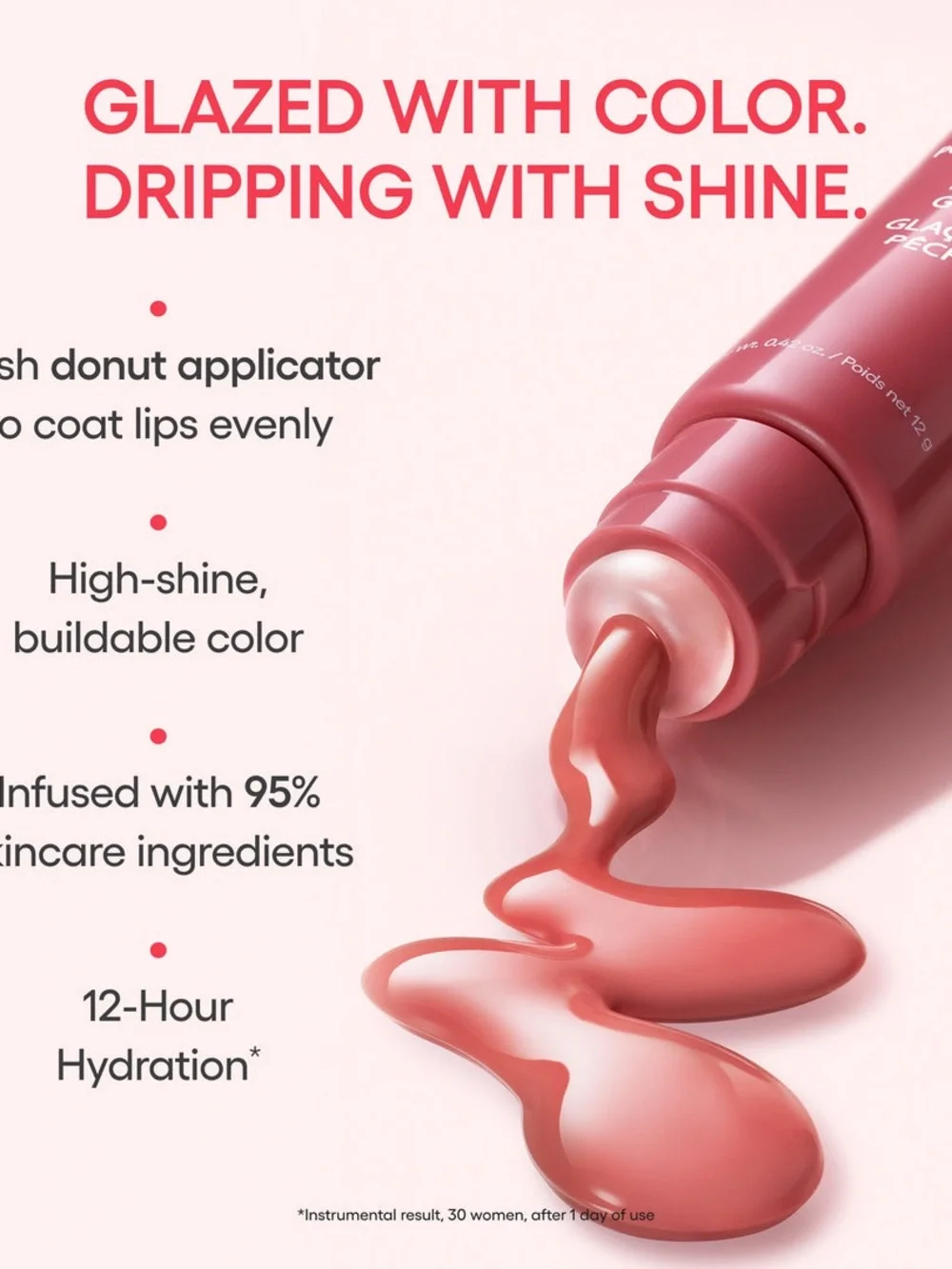 LANEIGE Raspberry Jam Glaze Craze Tinted Lip Serum FULL SIZE TUBE 0.42 Oz. NIB!